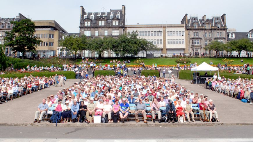 The audience waits - Ross Theatre Edinburgh