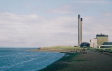 Cockenzie Power Station from the beach