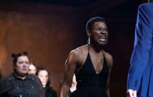 Adura Onashile (Medea), with The Chorus and Robert Jack (Jason)