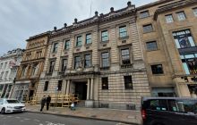 Freemasons Hall front of building in early late July 2022