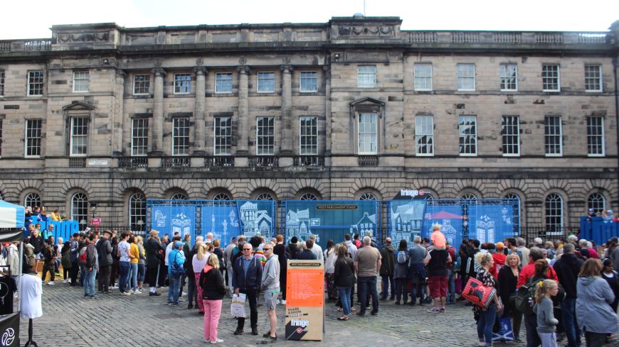 West Parliament Square stage at the Fringe