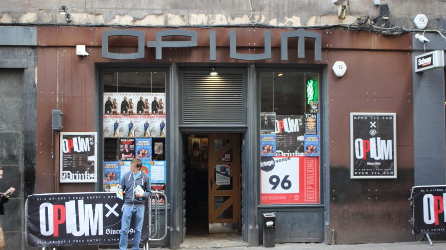 Opium front of house at Fringe