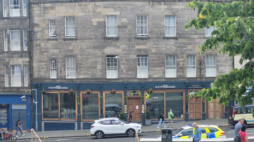The Newsroom on Leith Street in August