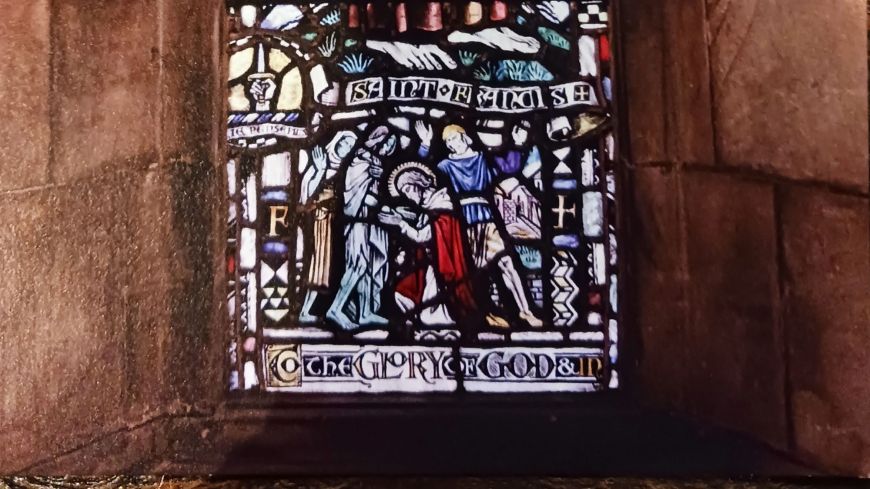 Stain glass window extract