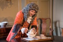 Kevin Lennon as Daniel Defoe in A Game of Death and Chance