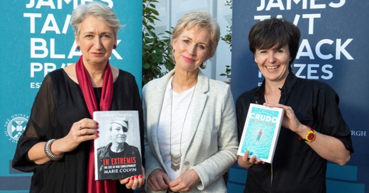 Lindsey Hilsum, Sally Magnusson and Olivia Laing