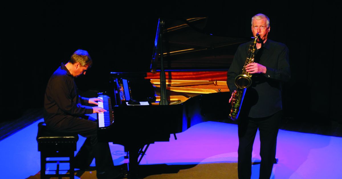 Ian Millar (Saxophone) and Dominic Spencer (piano)