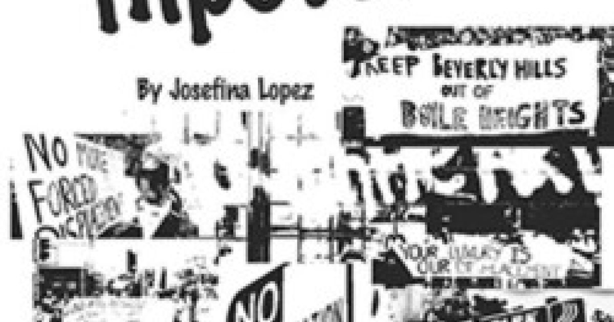 Image of Hipsteria poster with drawings and text in black and white imagery and writing