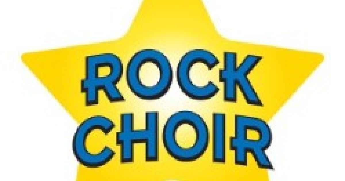 Star with Rock Choir text on it