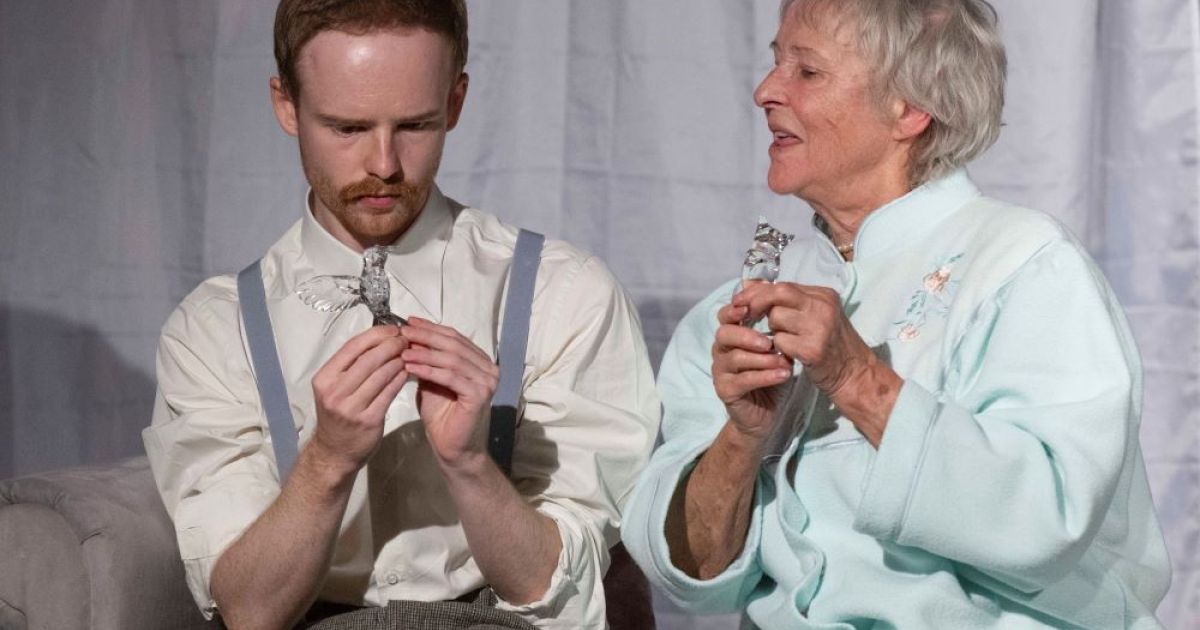 Anne Kidd as Rose and Aron Duchard as Tennessee Williams