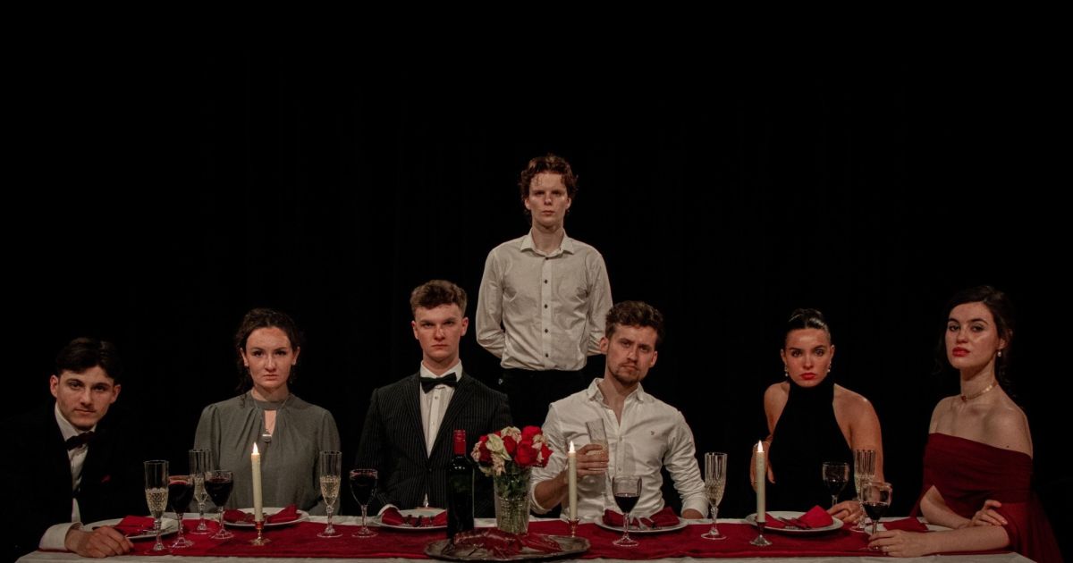 The cast of EUTC in Dinner