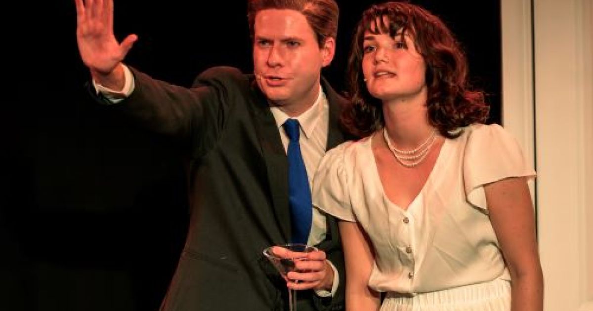 Joe McNeice as JFK and Nancy Edwards as Nancy