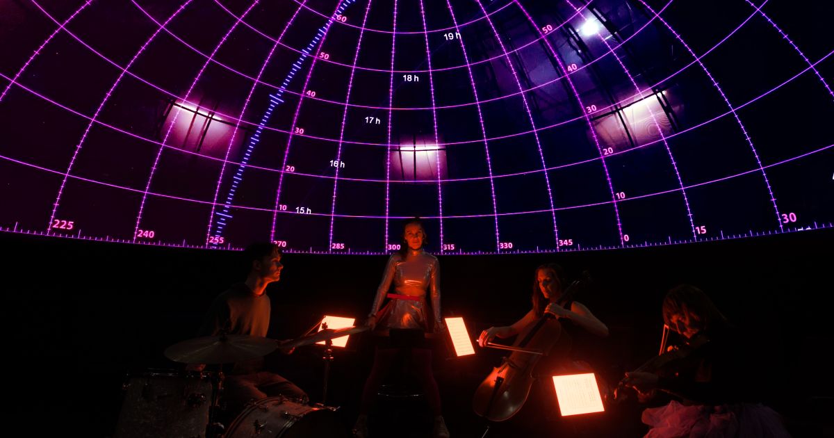Images of the cosmos. Credit Peter Frankland,