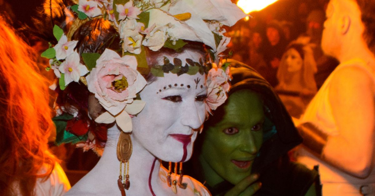 May Queen at Beltane Fire Festival