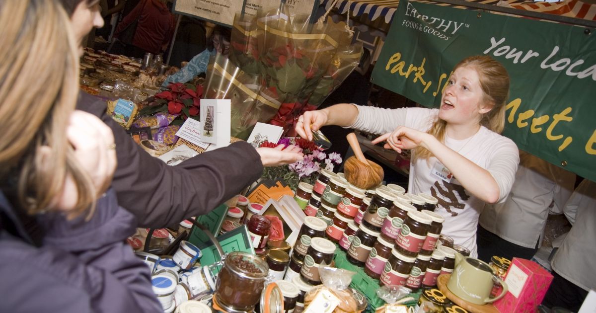 Stall at the Christmas Foodies Festival
