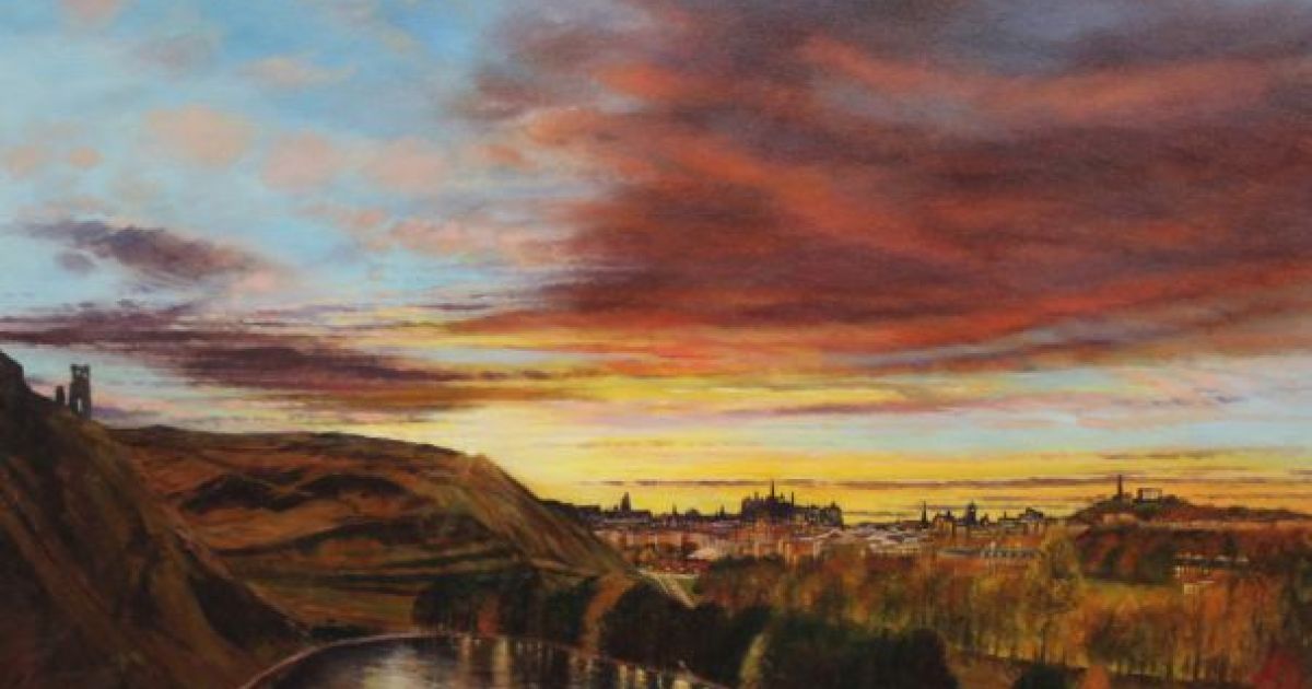 Enchanting Vista, Last Light over St. Margaret's Loch, Jamie Primrose