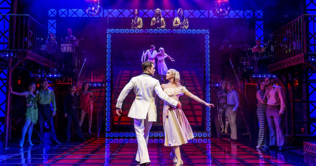 Jack Wilcox and Rebekah Bryant in Saturday Night Fever