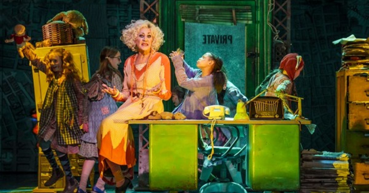 Paul O'Grady as Miss Hannigan in UK Tour of Annie