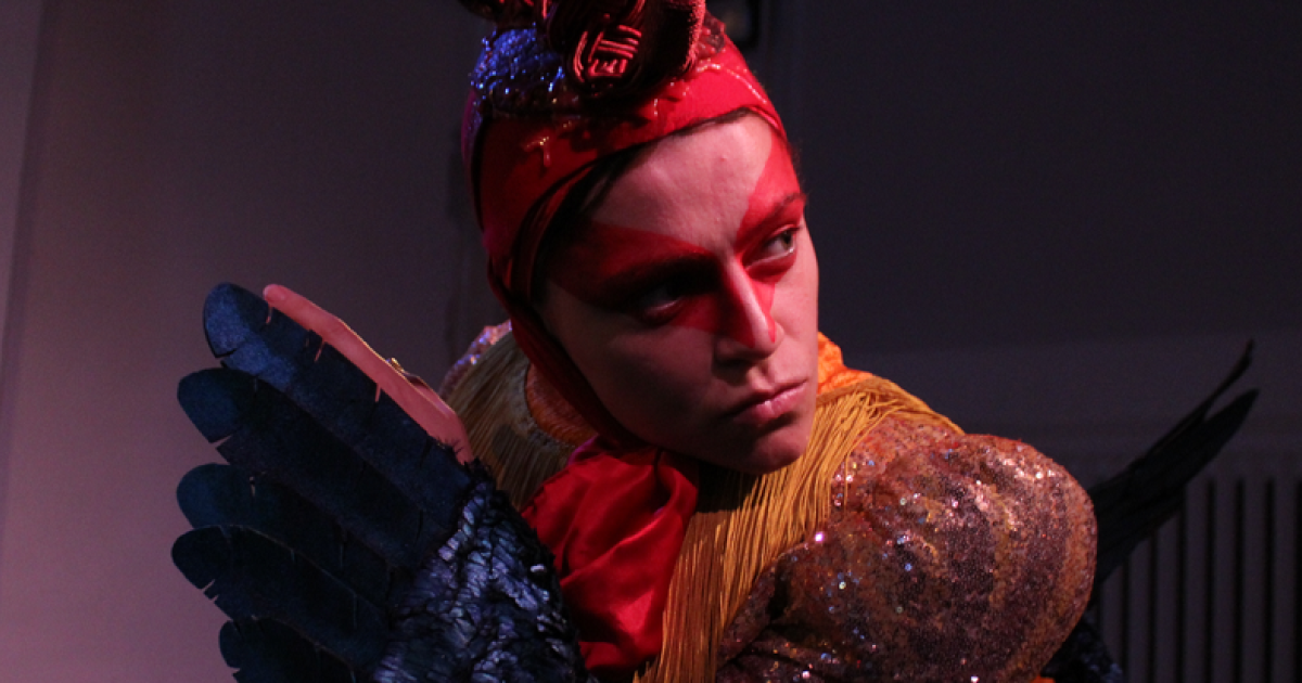 Eva O'Connor in Chicken - picture by Hildegard Ryan