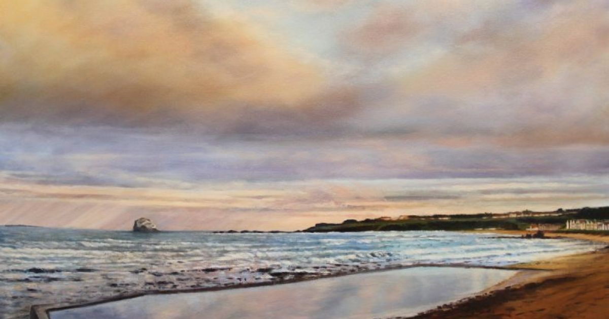 Jamie Primrose, Winter clouds over North Berwick  ;