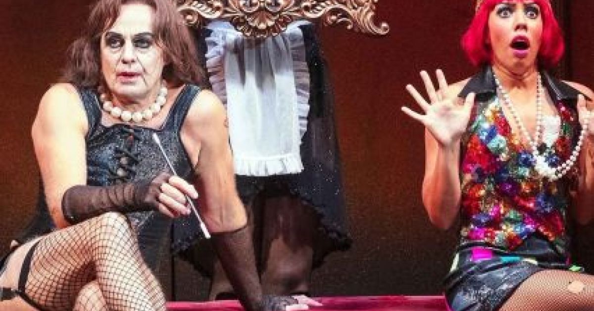 Pictured: Jason Donovan as Frank-N-Furter