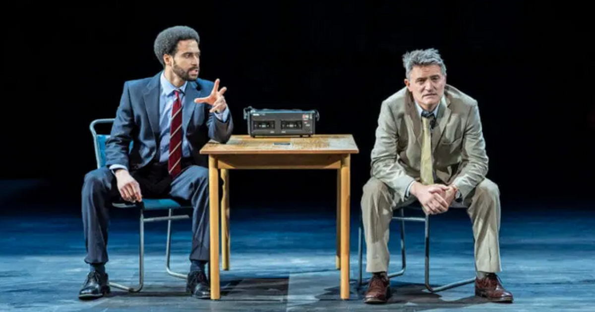 Inspector Morse and Sergeant Lewis in Inspector Morse (photo Johan Persson)